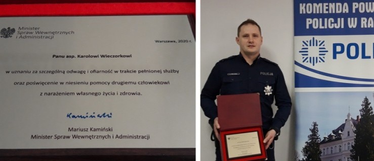 Dzielnicowy z Pakosławia wyróżniony przez ministra - Zdjęcie główne