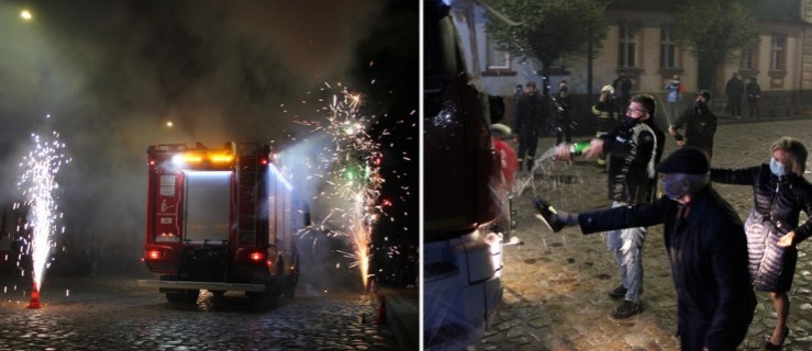 W Sarnowie powitali nowy wóz strażacki [FOTO, FILM] - Zdjęcie główne