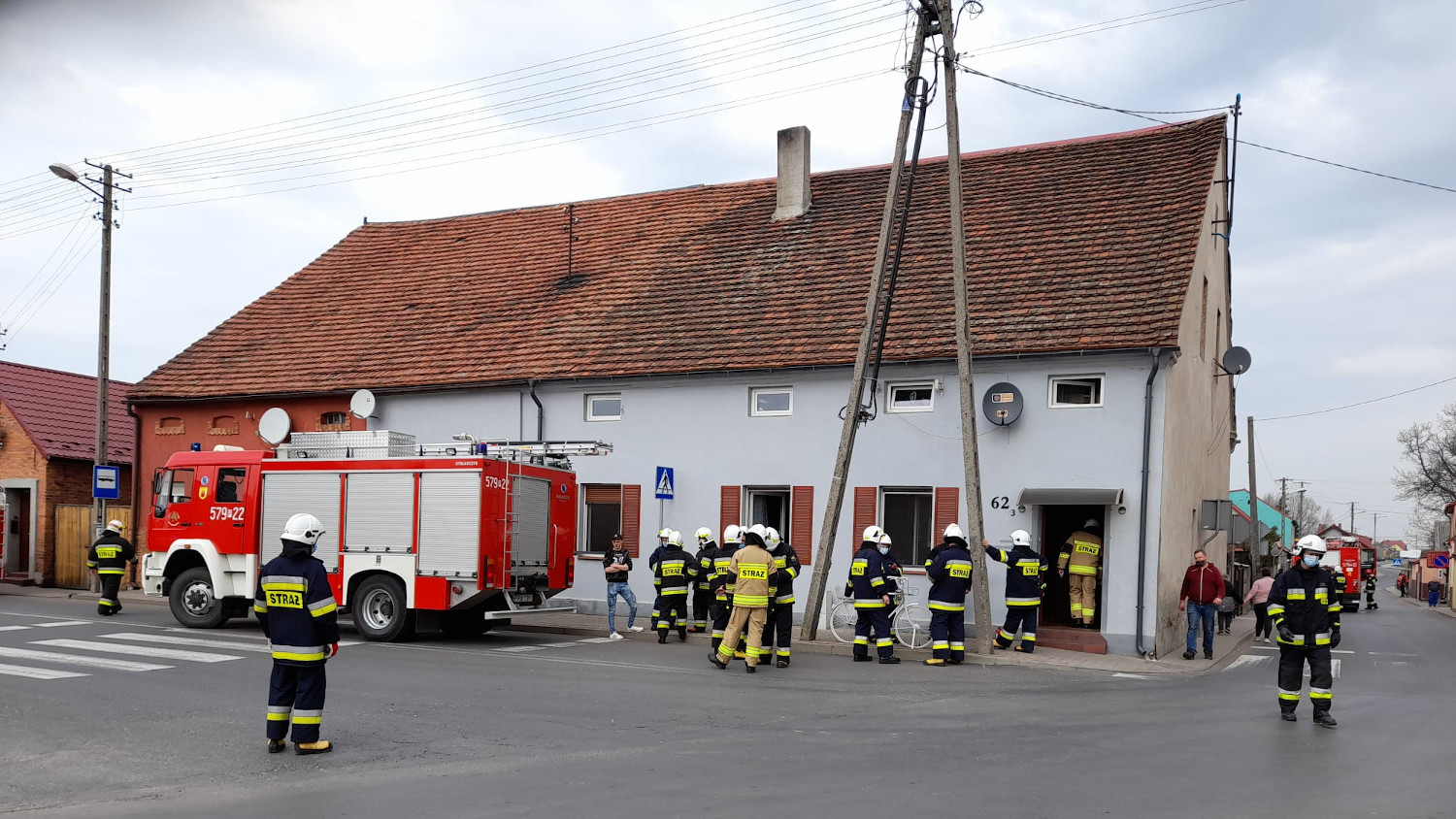 Pożar w kotłowni w Dubinie - Zdjęcie główne