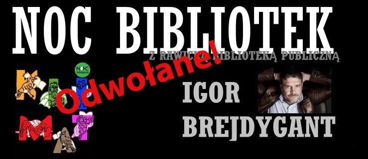 Noc Bibliotek odwołana!  - Zdjęcie główne