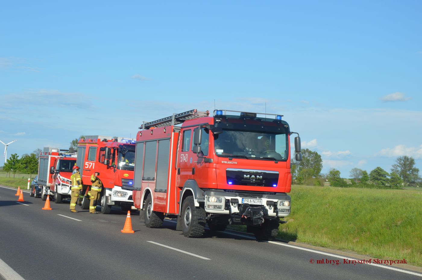 Dwie kolizje na DK 36