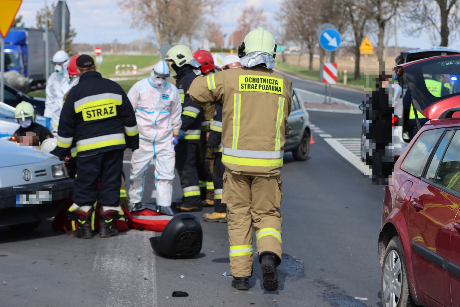 Bojanowo. Wypadek na wyjeździe z miasta