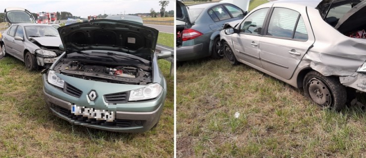 Kolizja na S5. Auta zatrzymały się na pasie zieleni [FOTO] - Zdjęcie główne