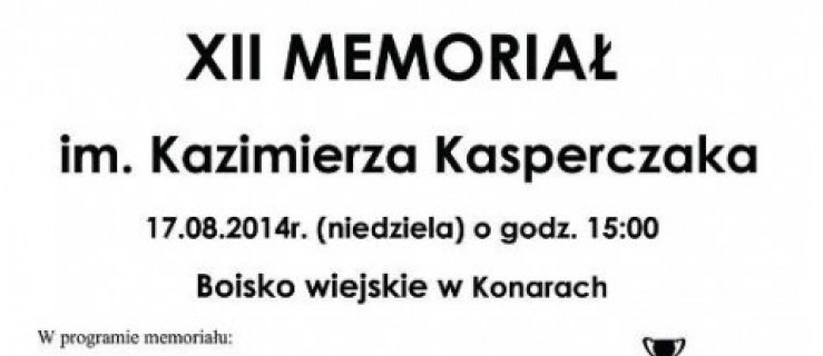 XII Memoriał im. Kazimierza Kasperczaka - Zdjęcie główne