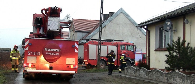 Pożar w budynku mieszkalnym w Gościejewicach [FILM] - Zdjęcie główne