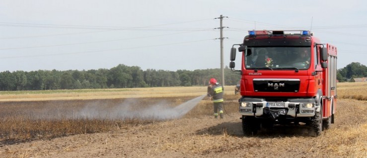 Trzy pożary - spaliła się pszenica i ściernisko [AKTUALIZACJA] - Zdjęcie główne