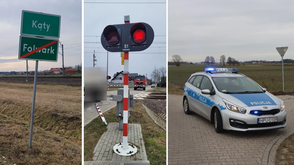 Mogło skończyć się tragicznie. Kierowca ciężarówki wjechał na przejazd kolejowy na czerwonym świetle - Zdjęcie główne