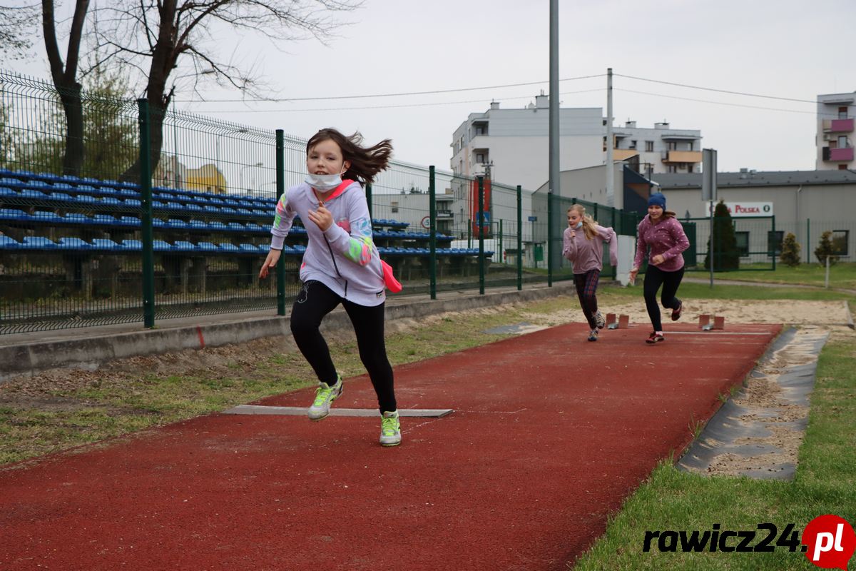 Treningi lekkoatletów Kadeta Rawicz