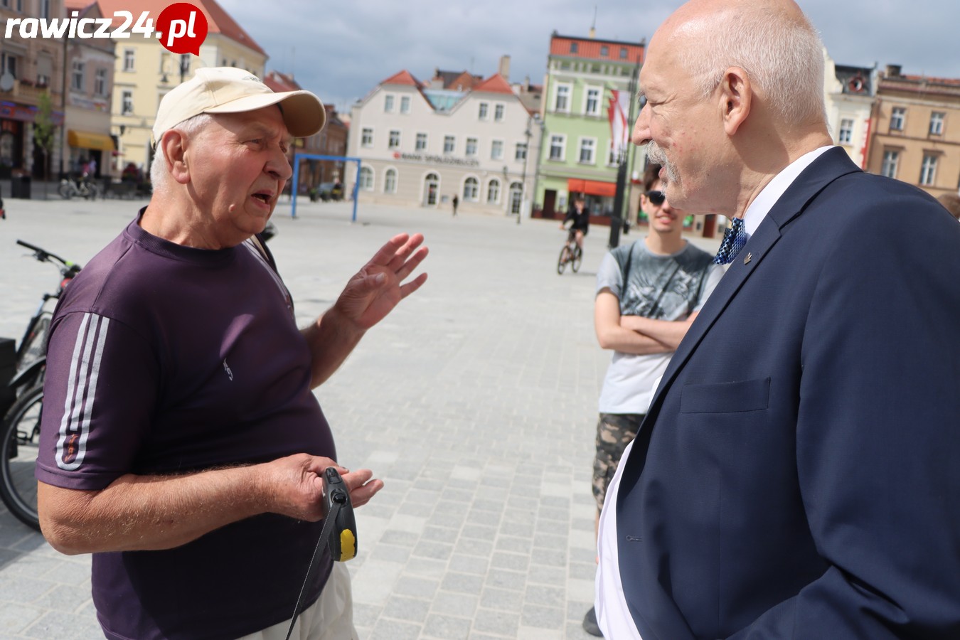 Spotkanie z Januszem Korwin-Mikkem w Rawiczu