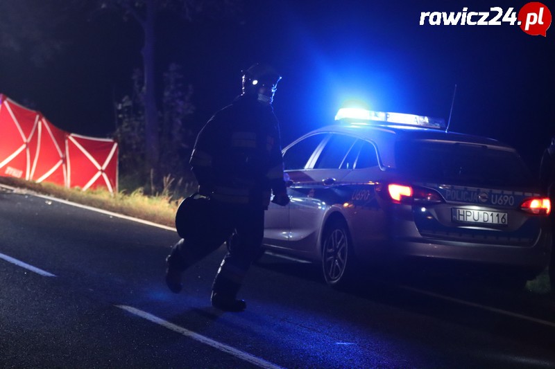 Wypadek pod Bojanowem na drodze wojewódzkiej 309