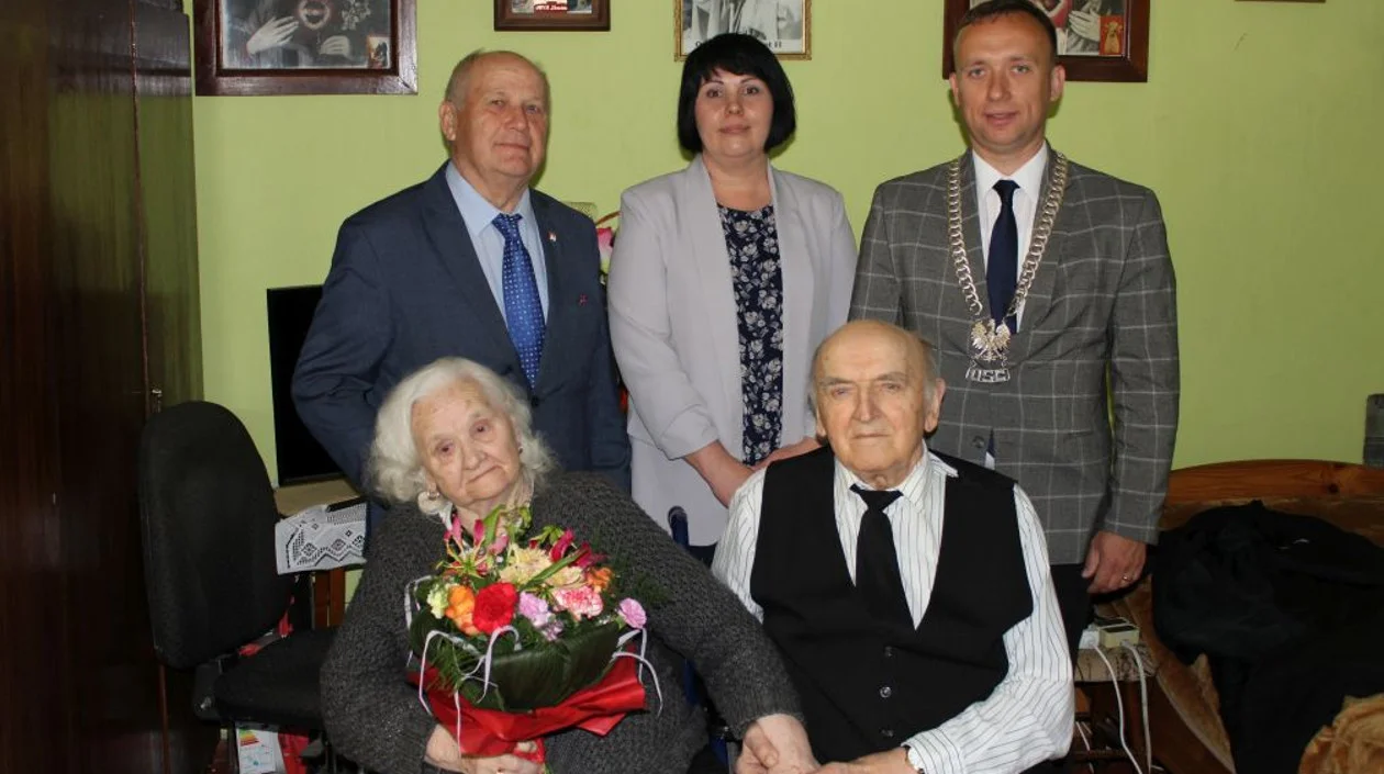 Mieszkańcy gminy Bojanowo obchodzili kamienną rocznicę ślubu - Zdjęcie główne