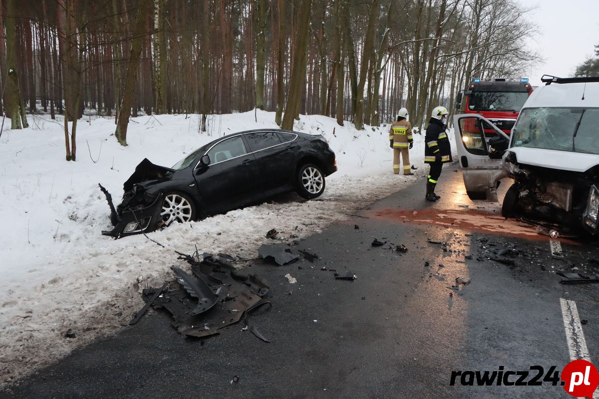 Wypadek na trasie Szymanowo - Słupia Kapitulna