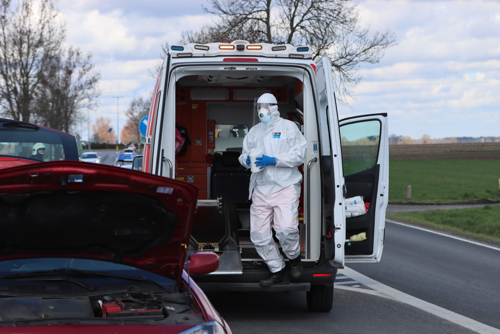 Bojanowo. Wypadek na wyjeździe z miasta