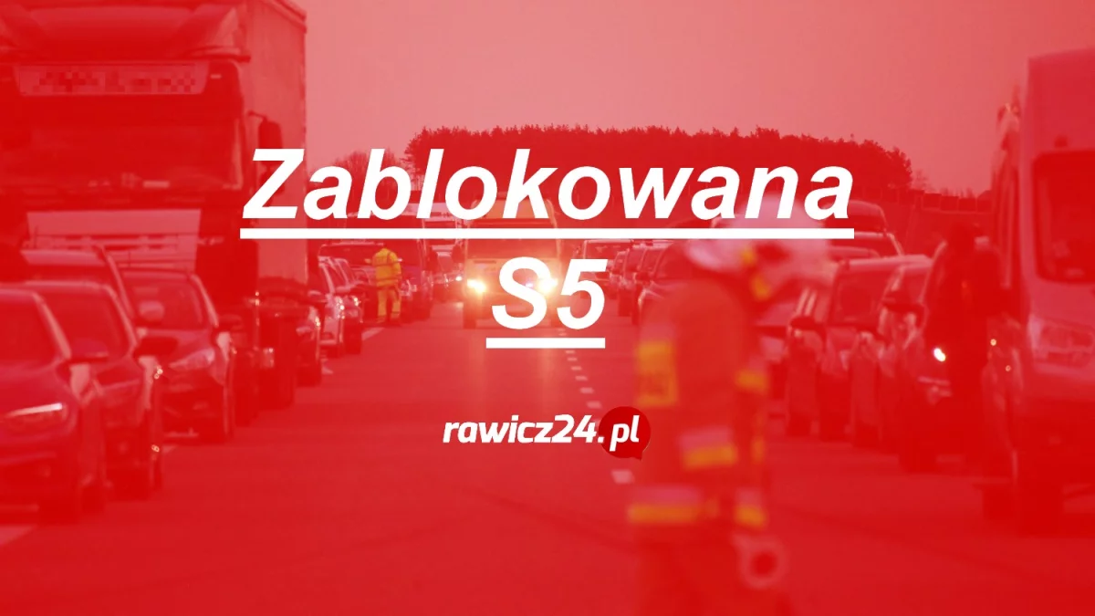 Bojanowo. Po kolizji droga ekspresowa S5 była zablokowana w stronę Wrocławia [AKTUALIZACJA] - Zdjęcie główne