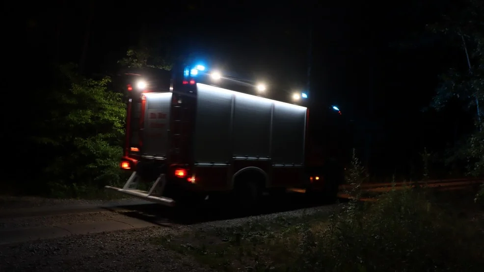 Zauważył biały dym, unoszący się niedaleko lasu sarnowskiego. Zaalarmował służby  - Zdjęcie główne