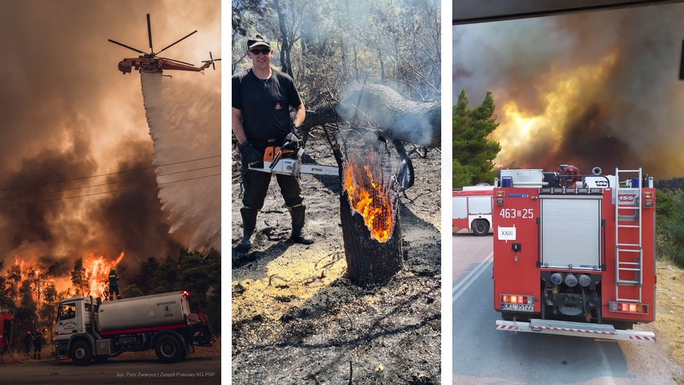 "Świat się palił". Rozmowa ze strażakiem, który gasił pożary w Grecji - Zdjęcie główne