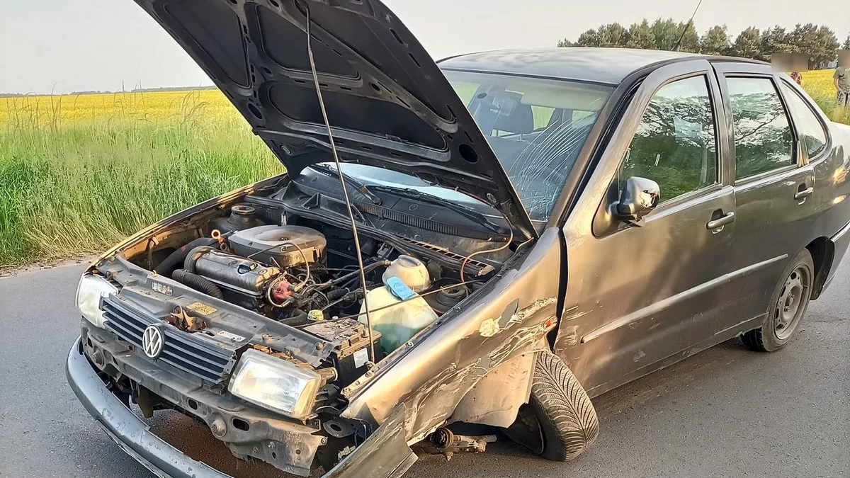 Na łuku drogi zjechała na przeciwległy pas. Doprowadziła do kolizji - Zdjęcie główne