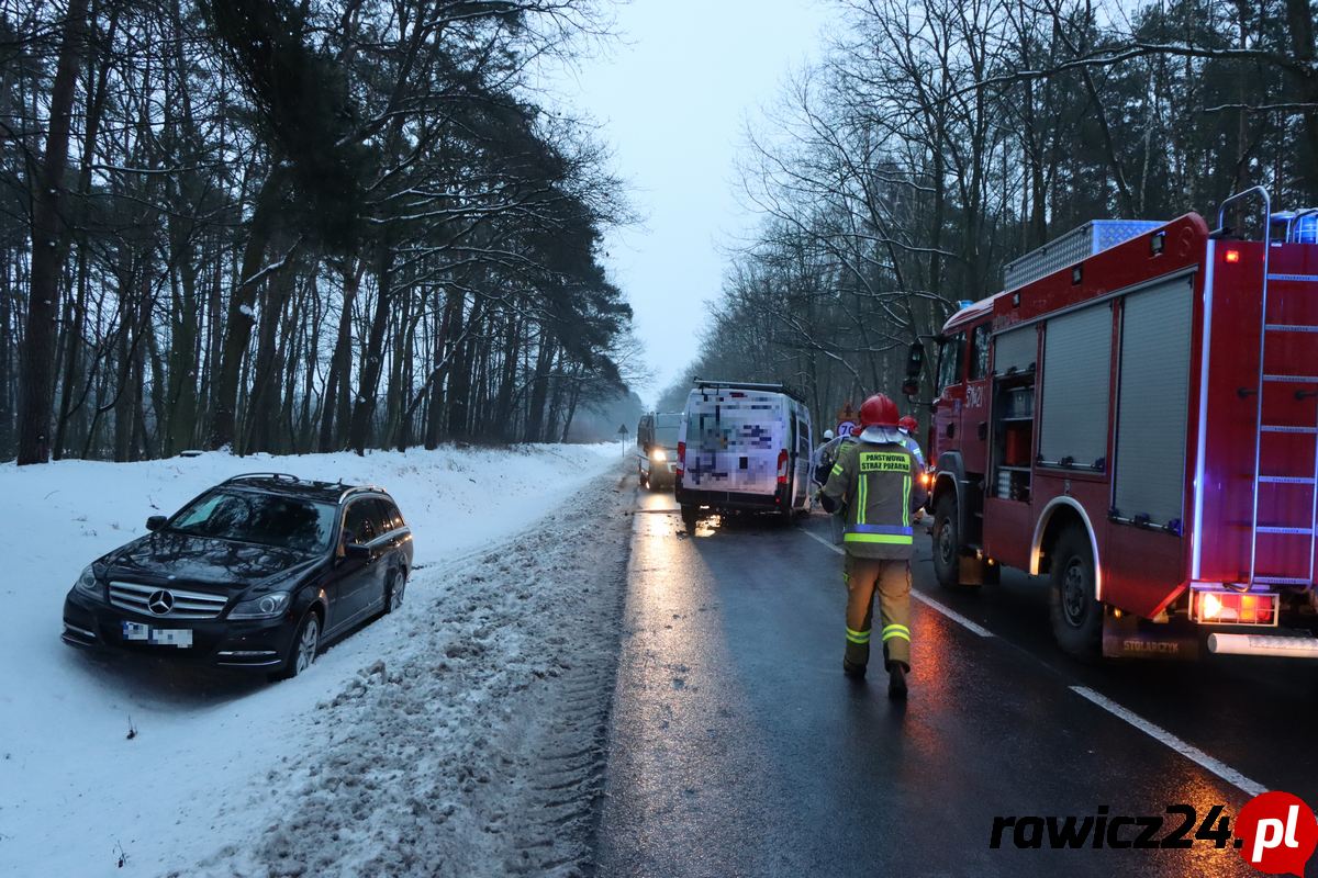 Wypadek na trasie Szymanowo - Słupia Kapitulna