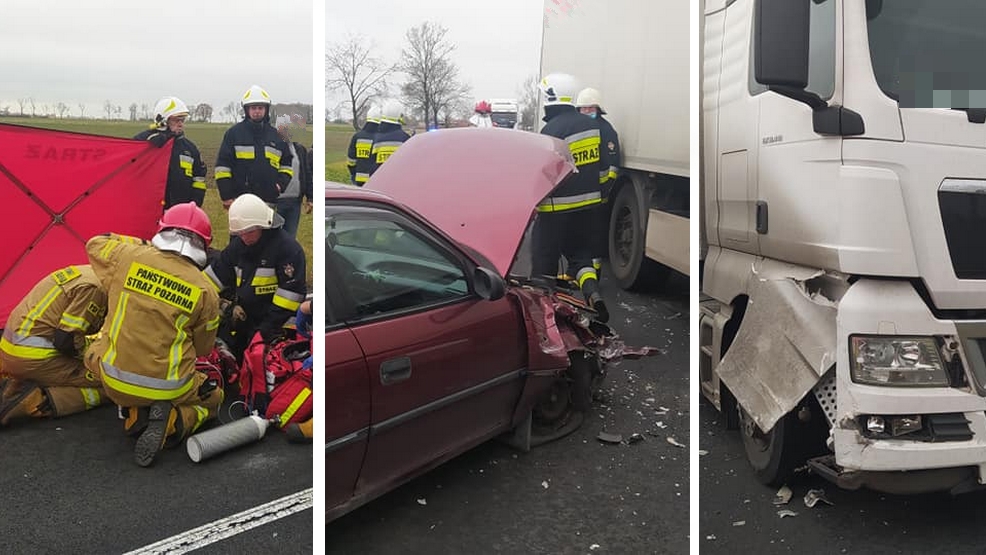 Wypadek pod Dłonią. "Krajówka" zablokowana - Zdjęcie główne