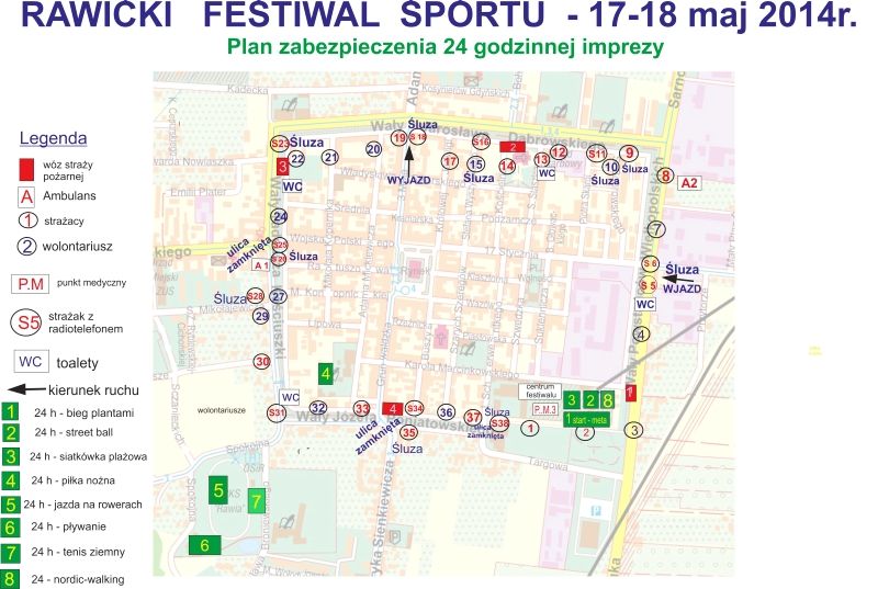 RUSZA 24h RAWICKI FESTIWAL SPORTU - SPRAWDŹ PROGRAM! - Zdjęcie główne