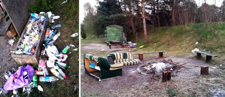Łowisko tonie w śmieciach [FOTO] - Zdjęcie główne