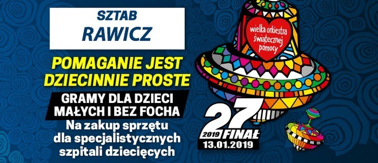 27. Finał WOŚP w Rawiczu. Znamy program imprezy - Zdjęcie główne