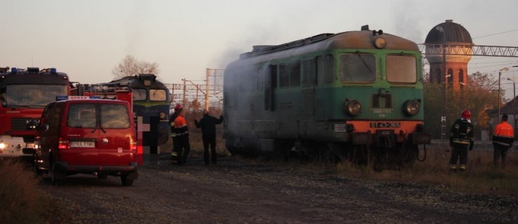 Rawicz. Pożar silnika w lokomotywie - Zdjęcie główne