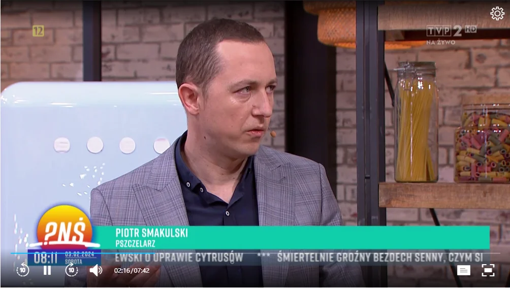 Piotr Smakulski w Pytaniu na Śniadanie. Mikro influencer ze wsi pojechał do telewizji opowiadać o miodzie - Zdjęcie główne