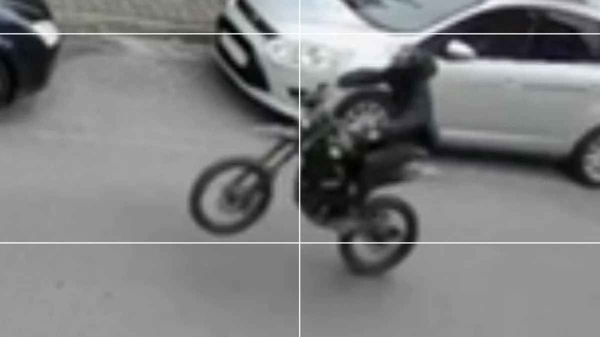 Mandat 5 tysięcy zł za rajd na jednym kole pod prąd. 18-latek ukarany