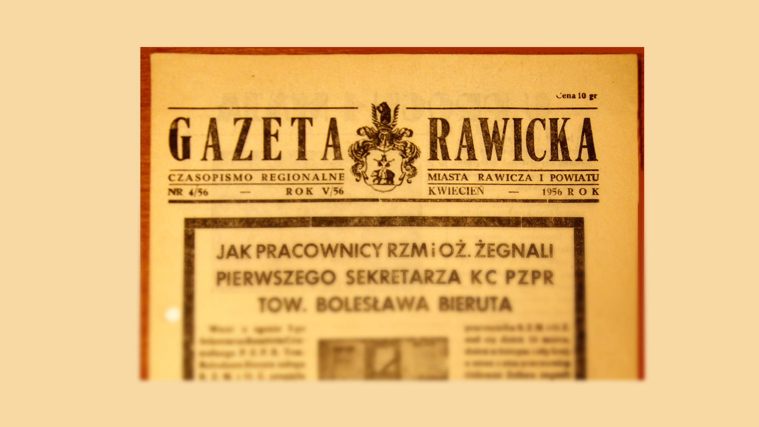Drugie życie rawickich gazet. Jak Gazomet żegnał Bolesława Bieruta - Zdjęcie główne