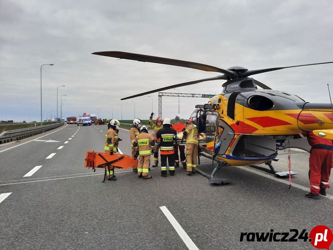 Wypadek na węźle Korzeńsko