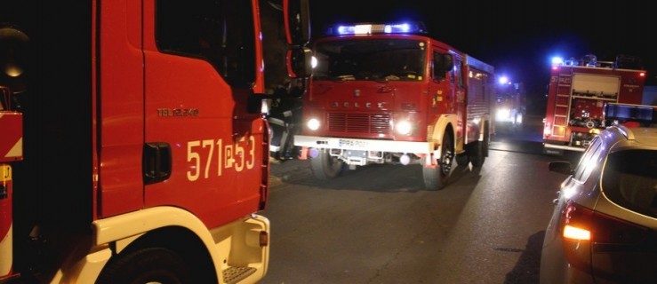 Spłonął stóg w Sowinach. Akcja strażaków trwała do poranka - Zdjęcie główne