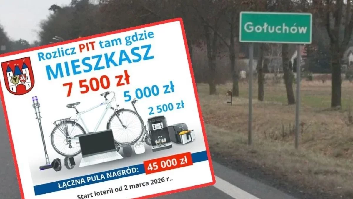 Już 300 mieszkańców Gołuchowa gra o 45 000 zł. Sprawdź, jak dołączyć do listy!