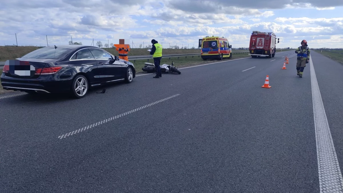 Tragiczny wypadek w Wielkopolsce. Nie żyje motocyklista