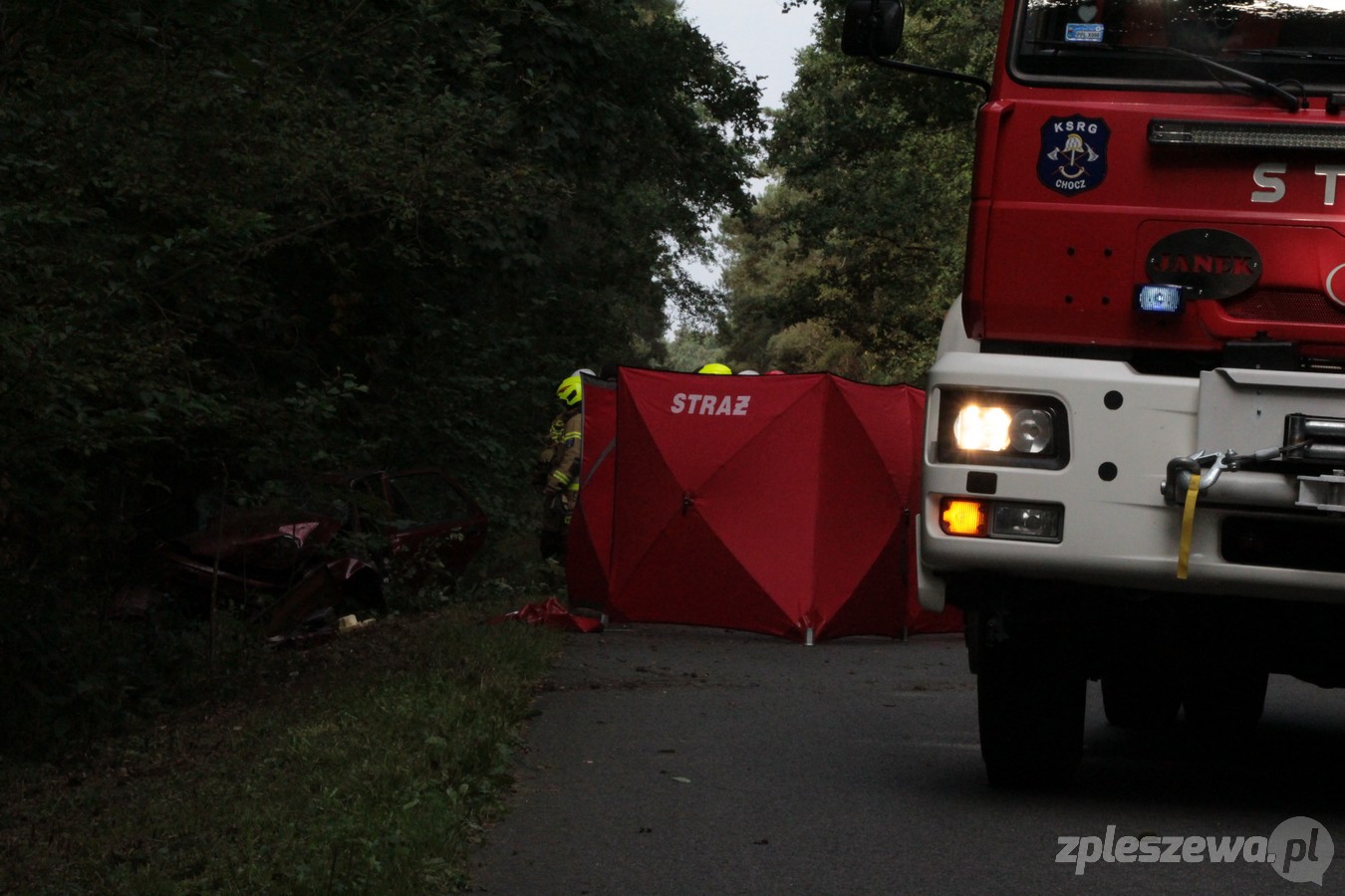 Tragiczny wypadek w gminie Chocz