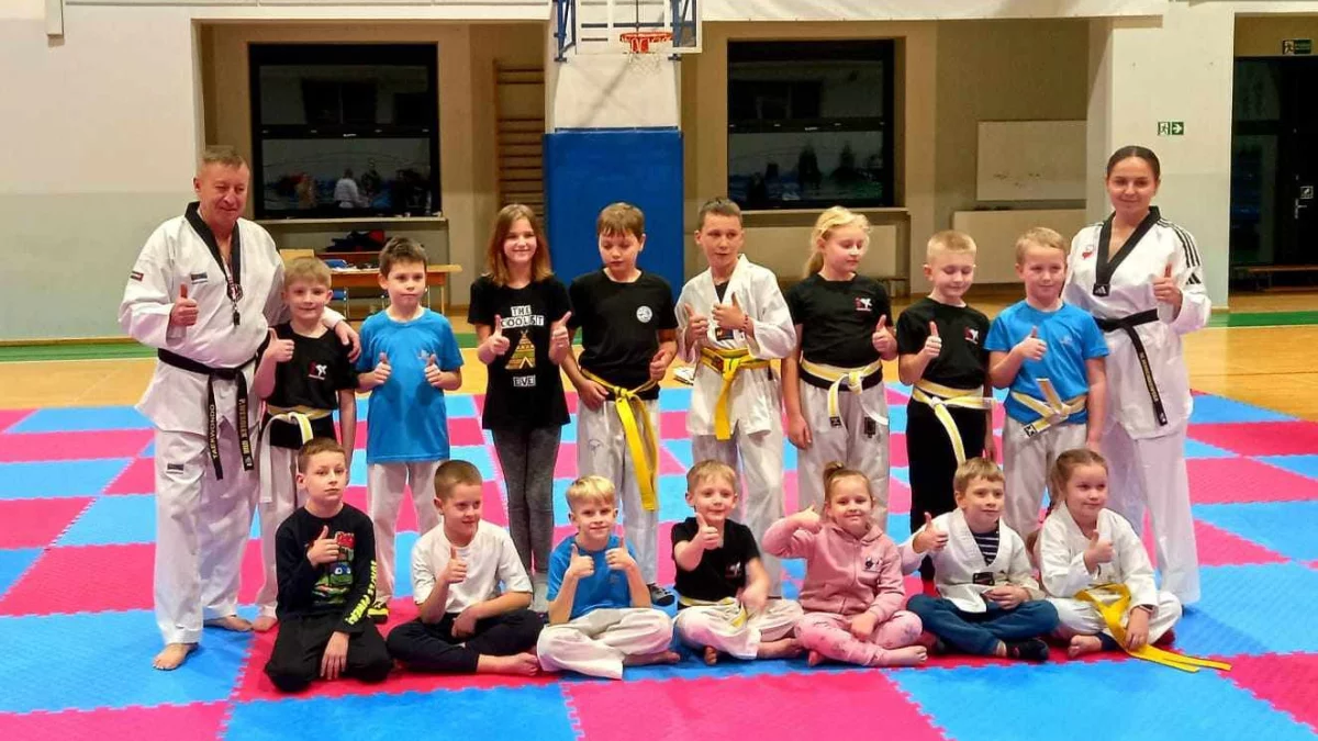 Egzaminy na stopnie uczniowskie w UKS Taekwondo Pleszew - Zdjęcie główne