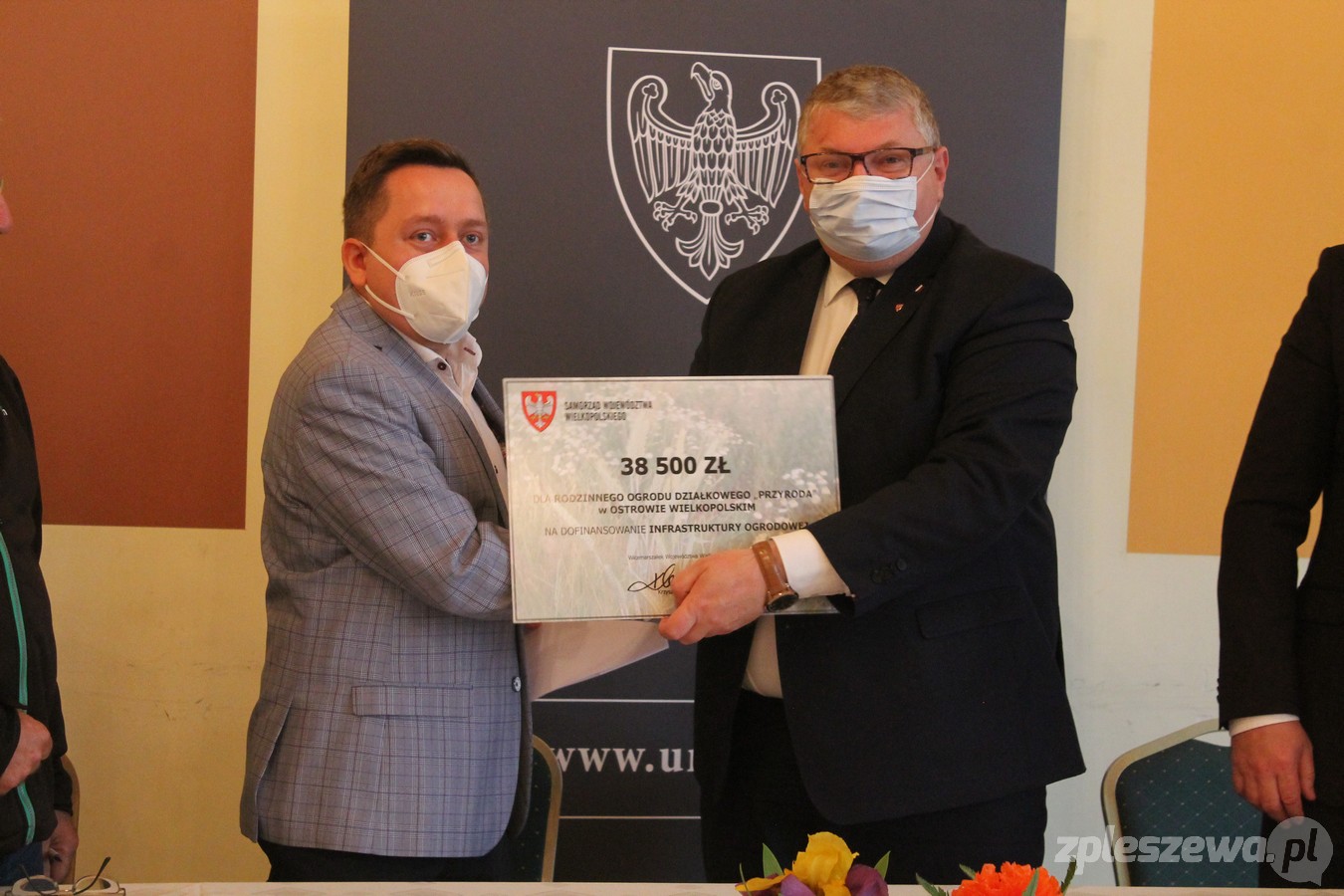 Pleszew. Działkowcy dostali pieniądze od marszałka 