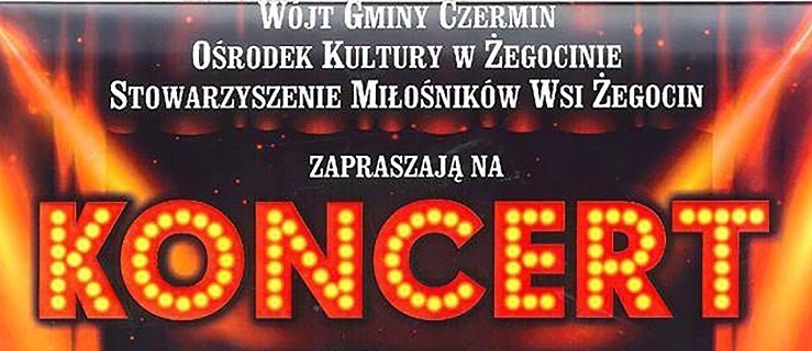 Żegocin. Koncert światowych hitów już w ten weekend! - Zdjęcie główne