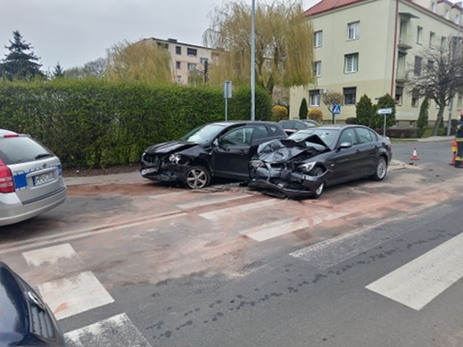 Wypadek na skrzyżowaniu ul. Lipowej w Pleszewie