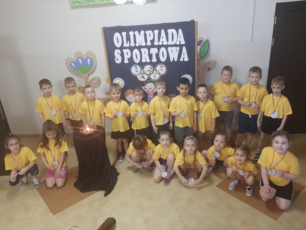 Olimpiada sportowa w przedszkolu "Słoneczne"