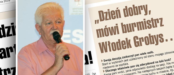 "Dzień dobry, mówi burmistrz Włodek Grobys" - Zdjęcie główne