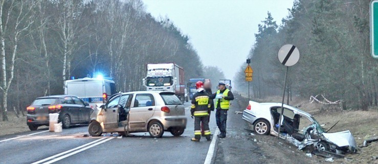 Poranny wypadek w na DK 11 kierunku Poznania - Zdjęcie główne