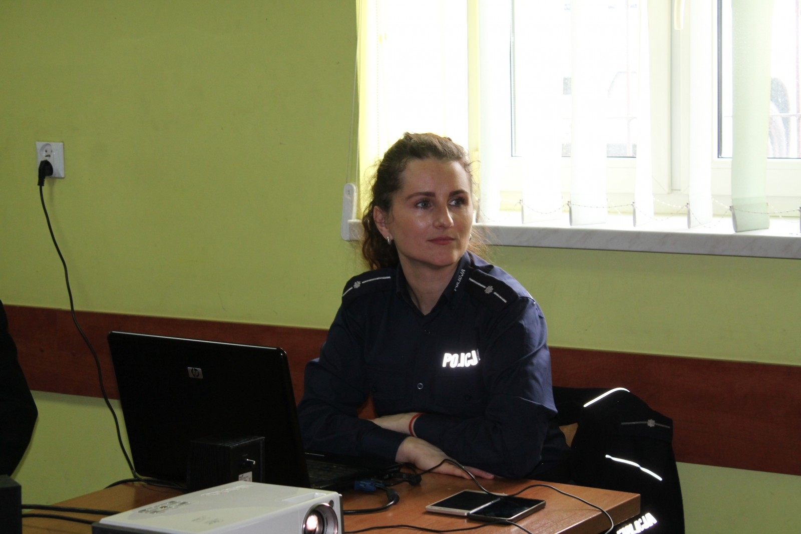 Spotkanie z policjantami - Zdjęcie główne