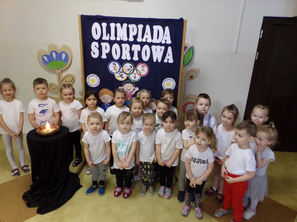 Olimpiada sportowa w przedszkolu "Słoneczne"