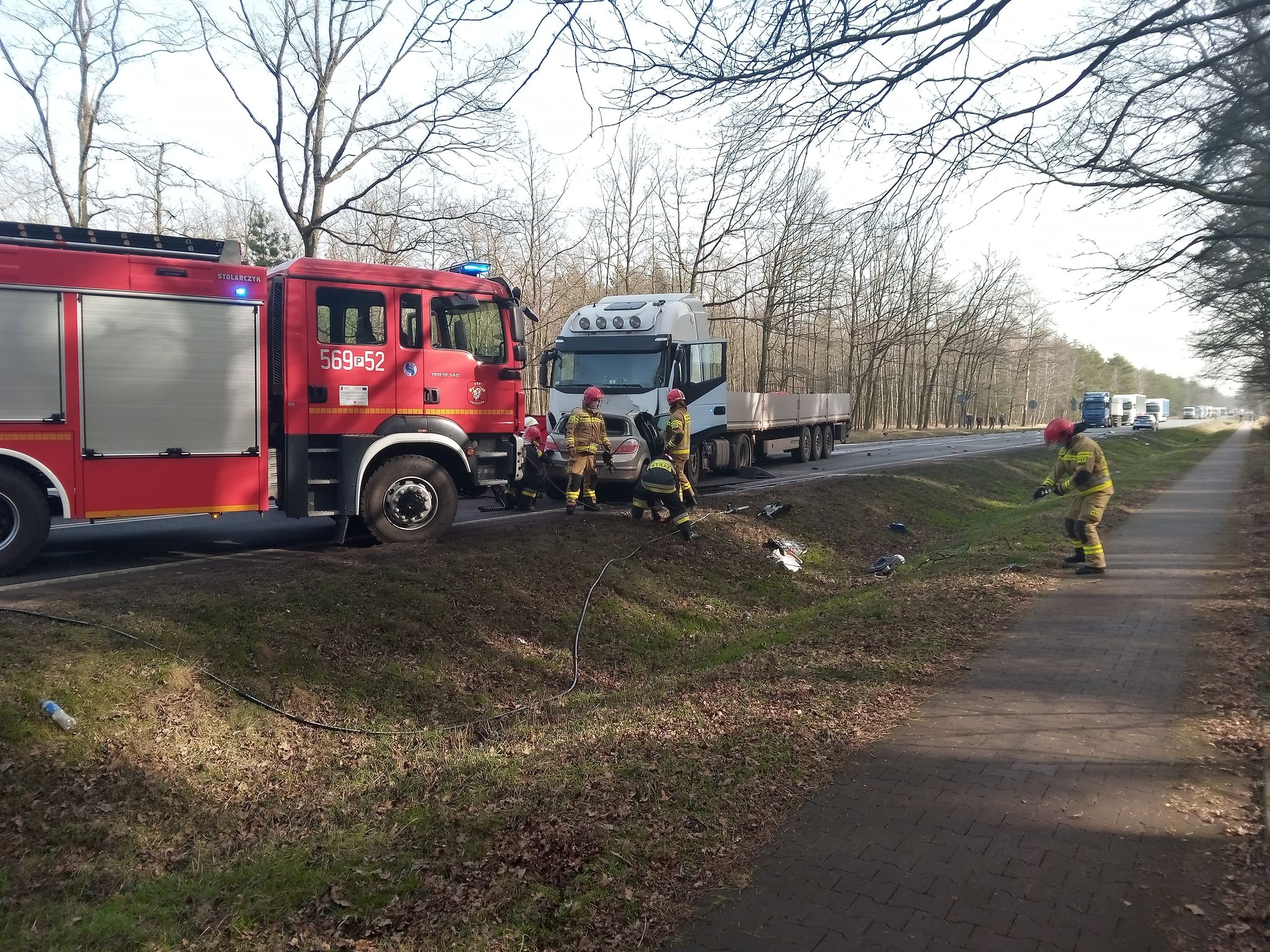 DK12. Śmiertelny wypadek na drodze krajowej nr 12 w gminie Gołuchów