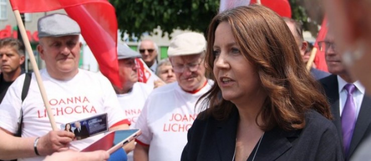 Joanna Lichocka: - Chcemy w Pleszewie przegonić Koalicję Europejską - Zdjęcie główne