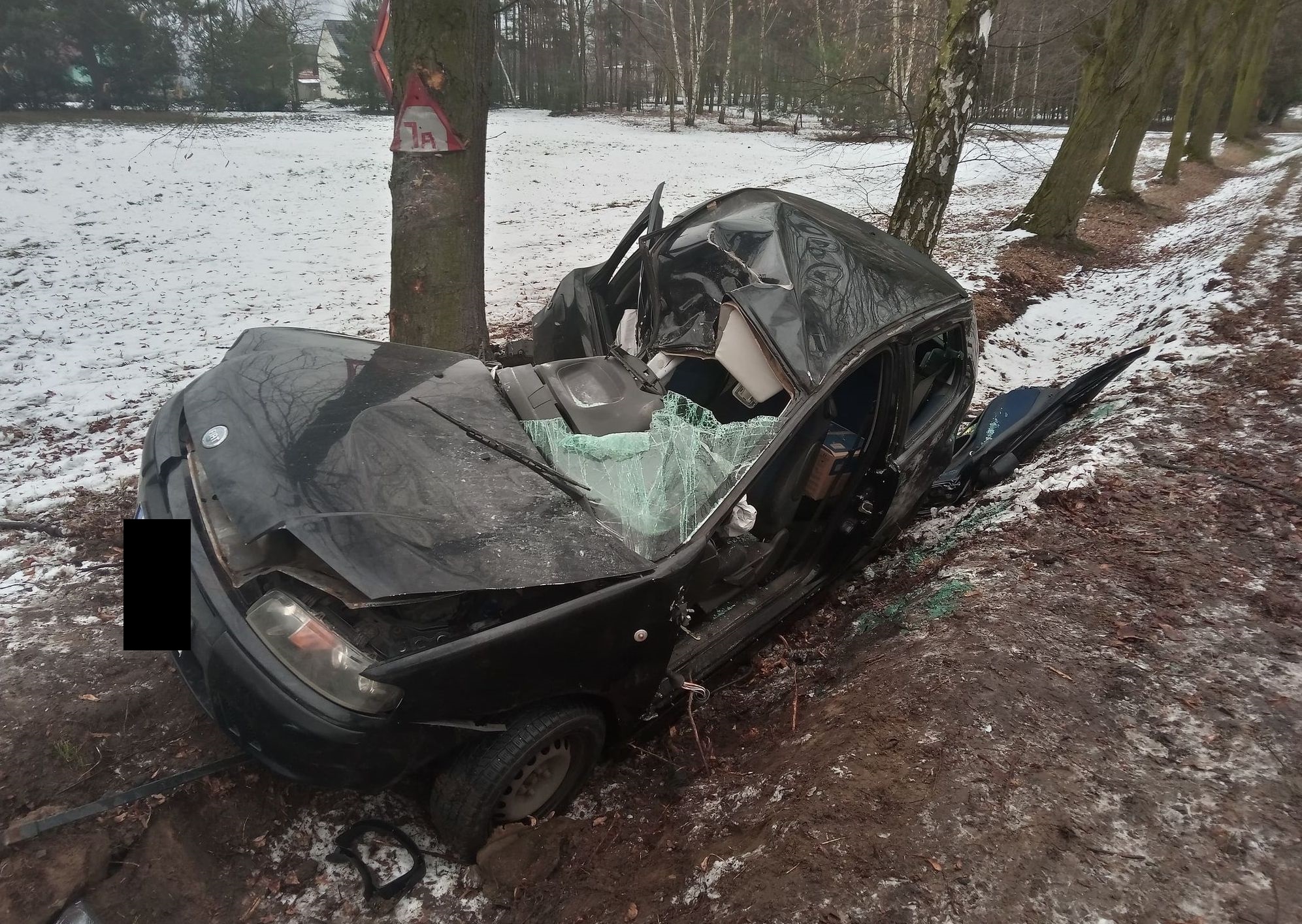 Wypadek w miejscowości Nowy Olesiec w gminie Chocz