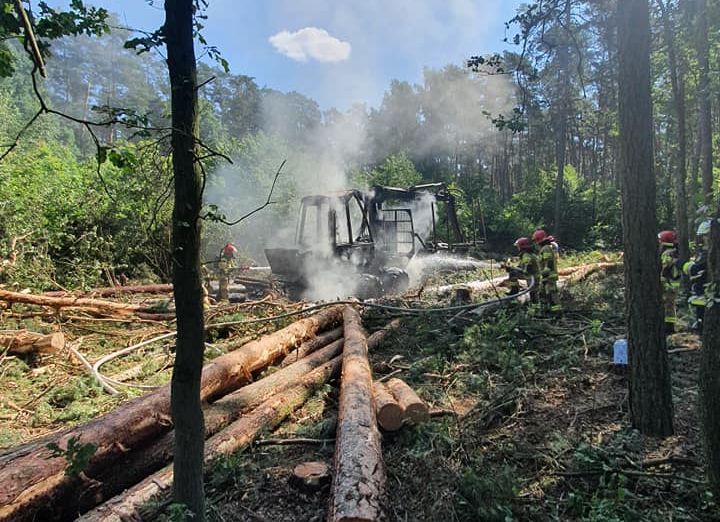 Kolejny pożar w gminie Czermin. Strażacy w akcji - Zdjęcie główne