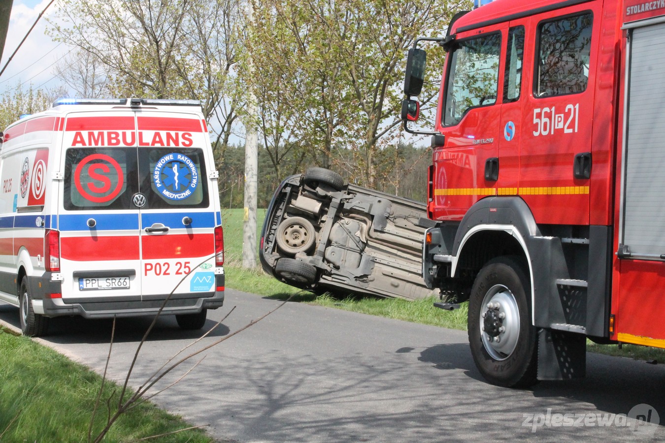 Wypadek na skrzyżowaniu w Bogusławiu