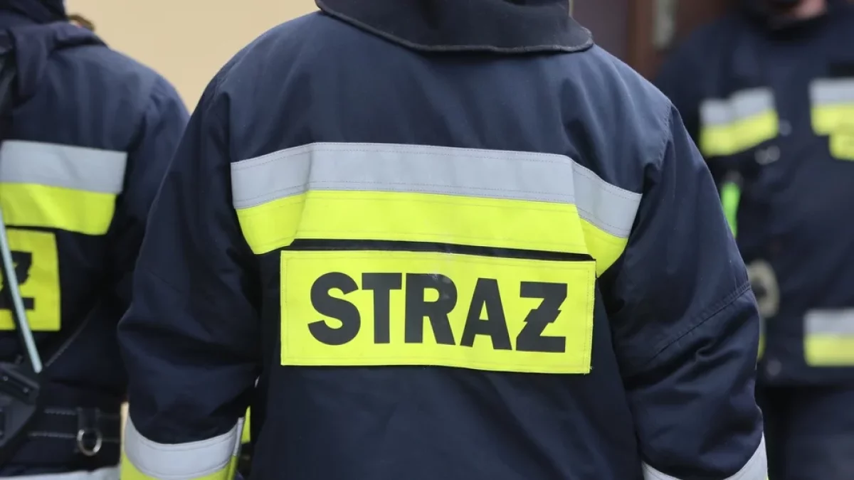 Z regionu. Duży pożar na terenie zakładu w powiecie kaliskim. Strażacy walczą z ogniem